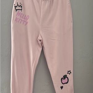 Hello Kitty Pink Joggers with Cozy Embroidery 36